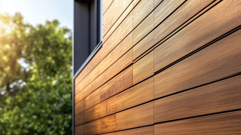 Wood siding installation process